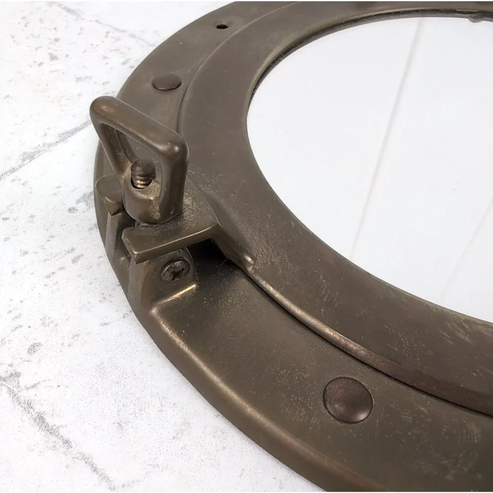 Mirror vintage brass